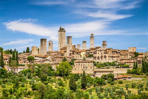 today we're in san gimignano.